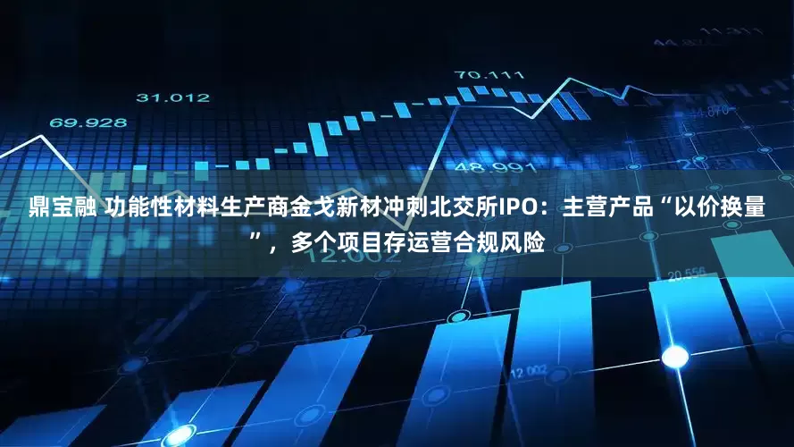 鼎宝融 功能性材料生产商金戈新材冲刺北交所IPO：主营产品“以价换量”，多个项目存运营合规风险
